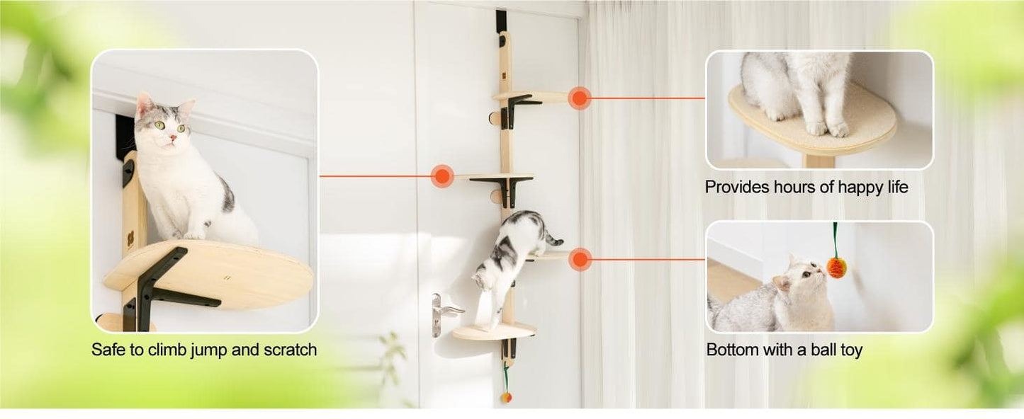 MewooFun 4-Levels Versatile Cat Climber
