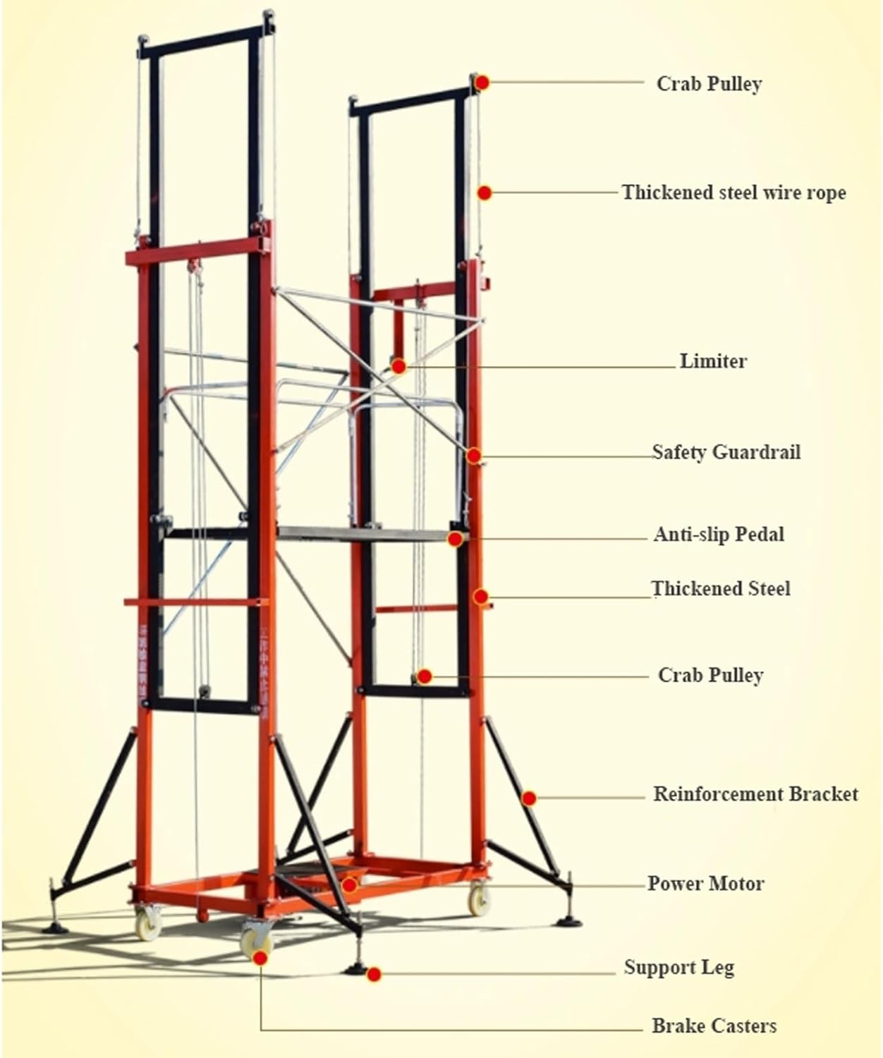 Scaffolding Mobile Electric Elevator