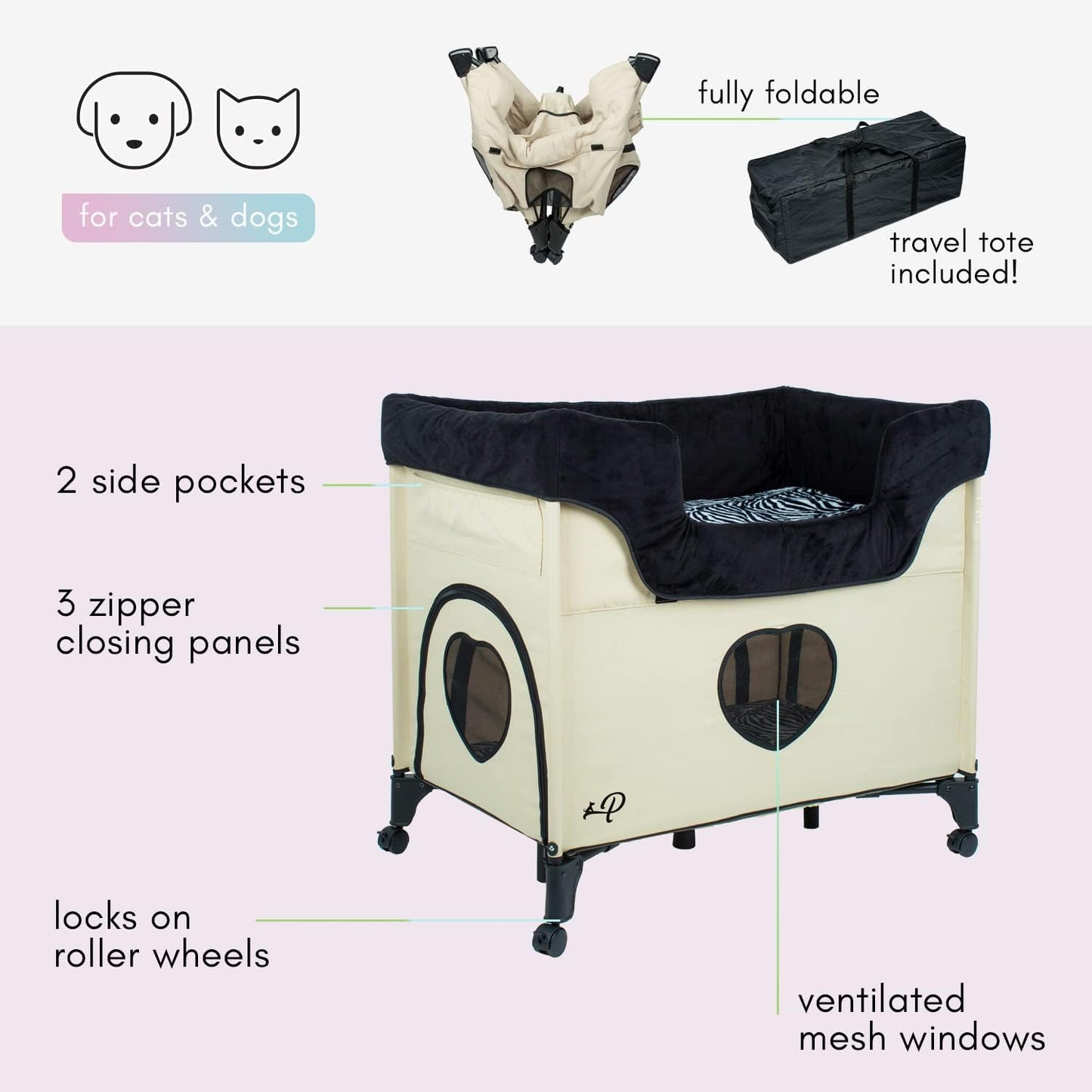 PETIQUE Bedside Lounge Pet Bed
