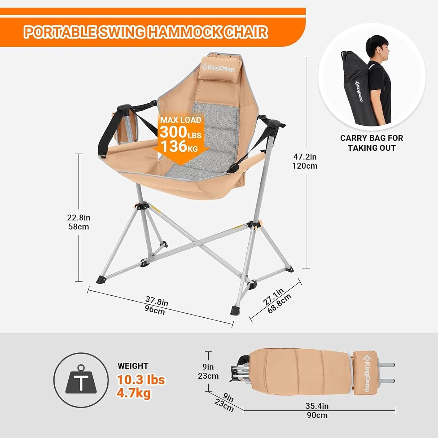 KingCamp Hammock Camping Chair