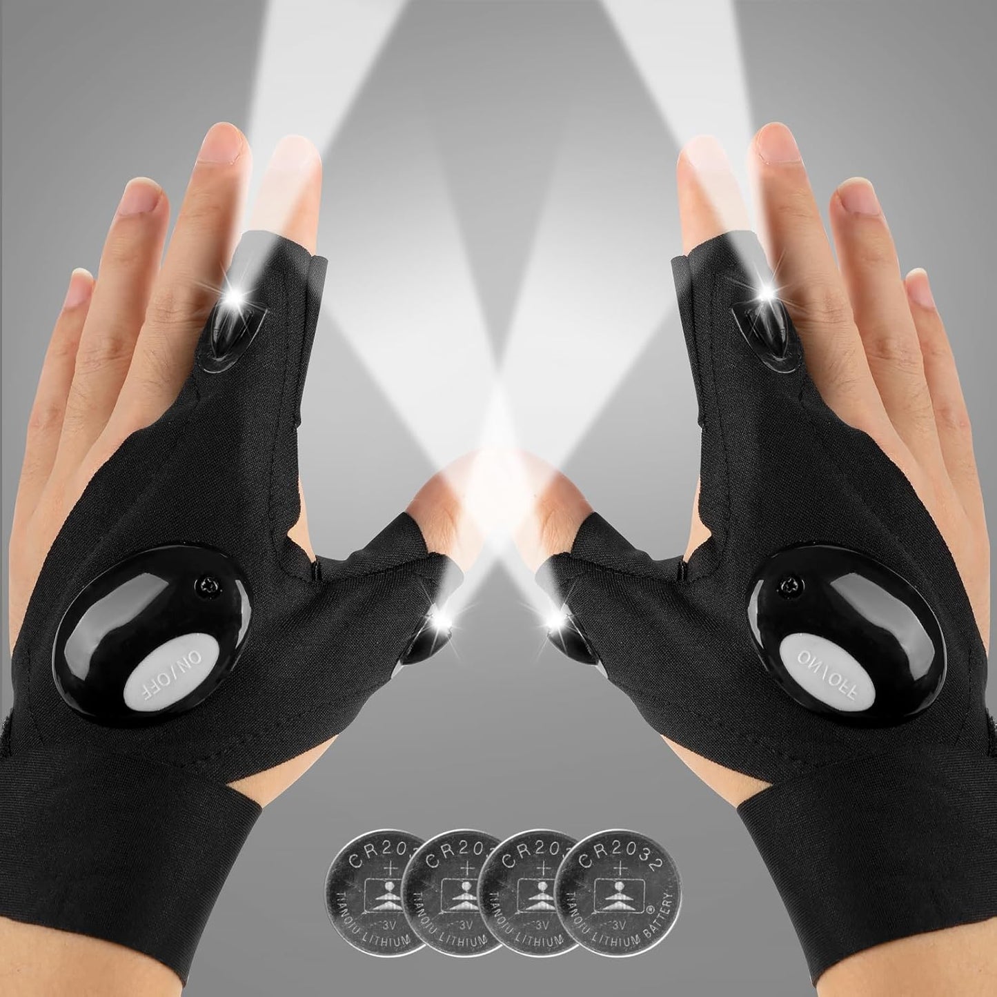 Mylivell Handsfree LED Flashlight Gloves