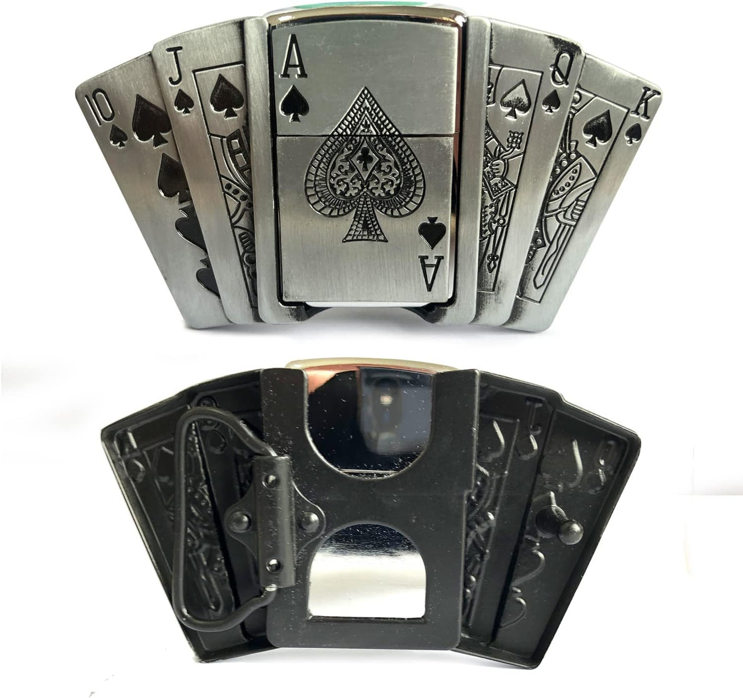 Lucky Belts Buckle-Hidden Kerosene Lighter