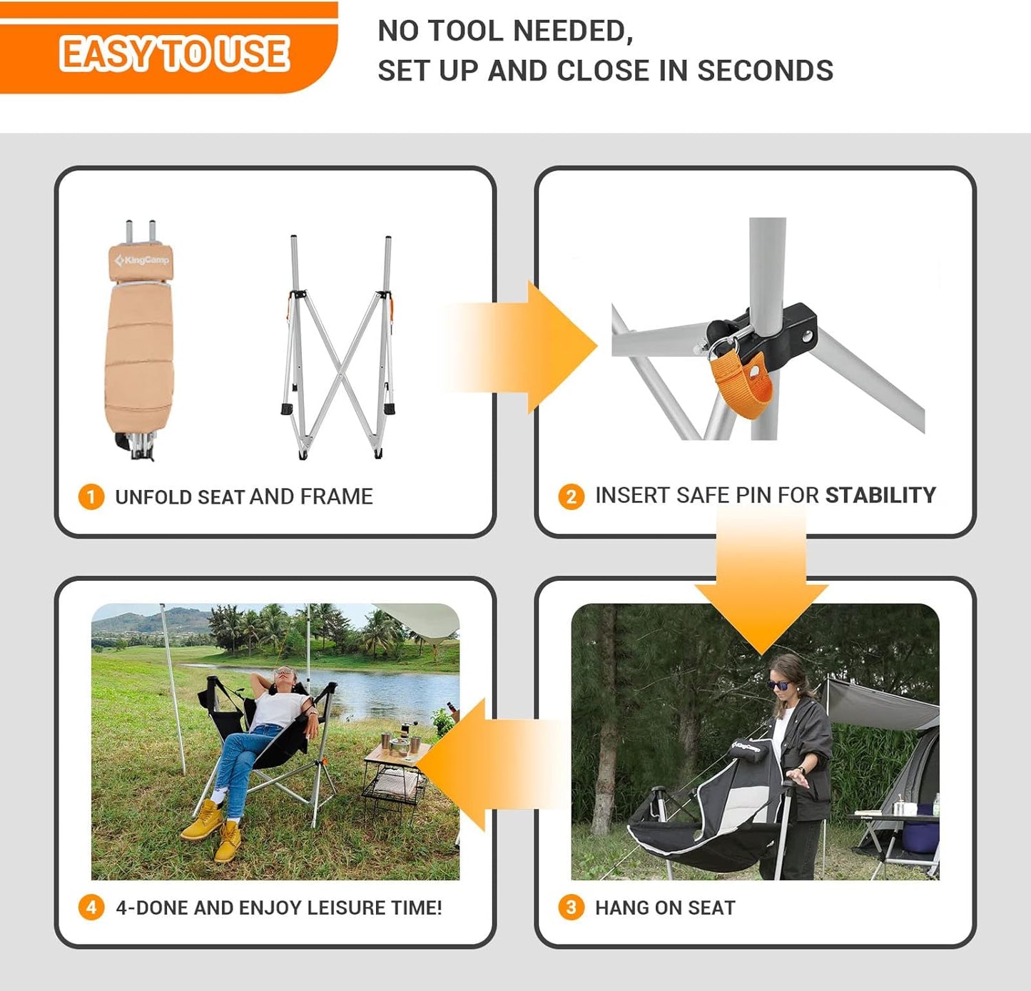 KingCamp Hammock Camping Chair