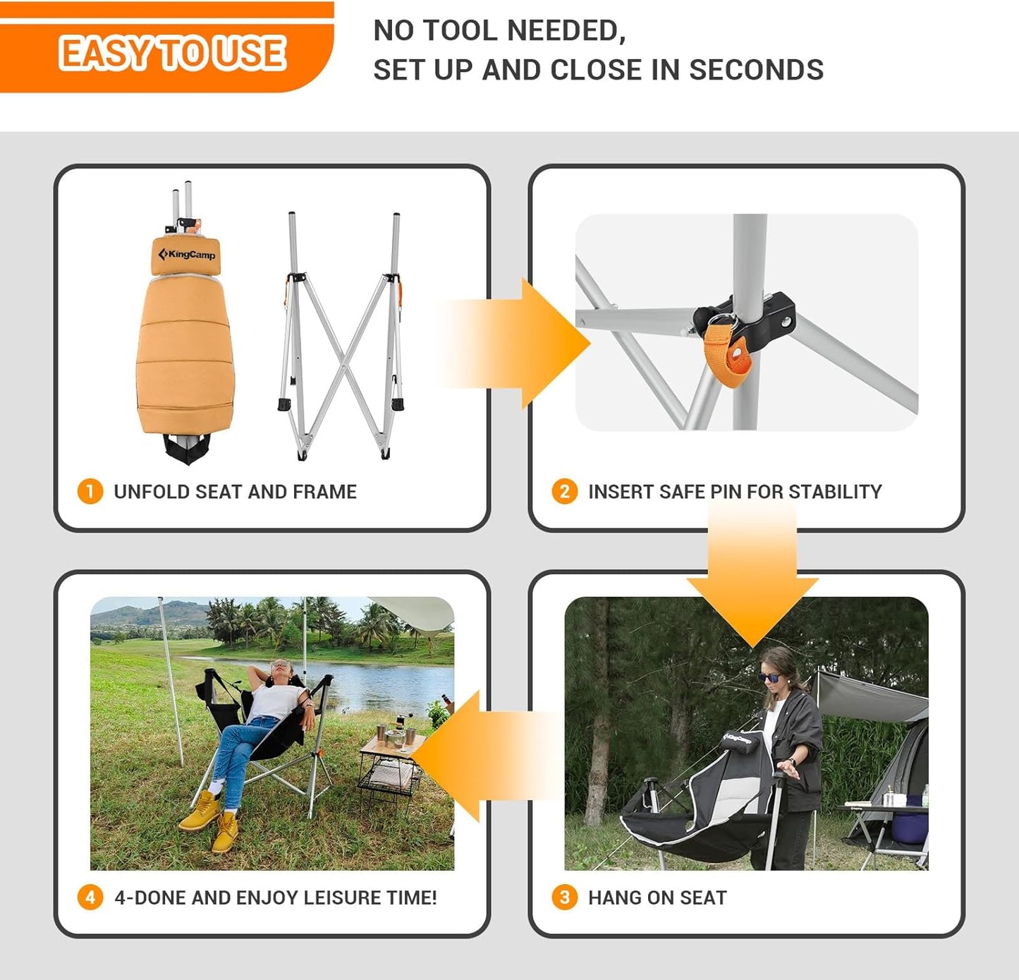 KingCamp Hammock Camping Chair