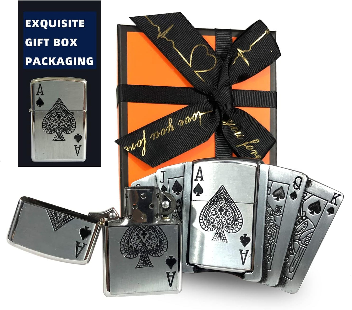 Lucky Belts Buckle-Hidden Kerosene Lighter