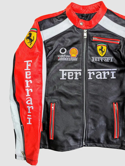 Ferrari Racing Leather Jacket