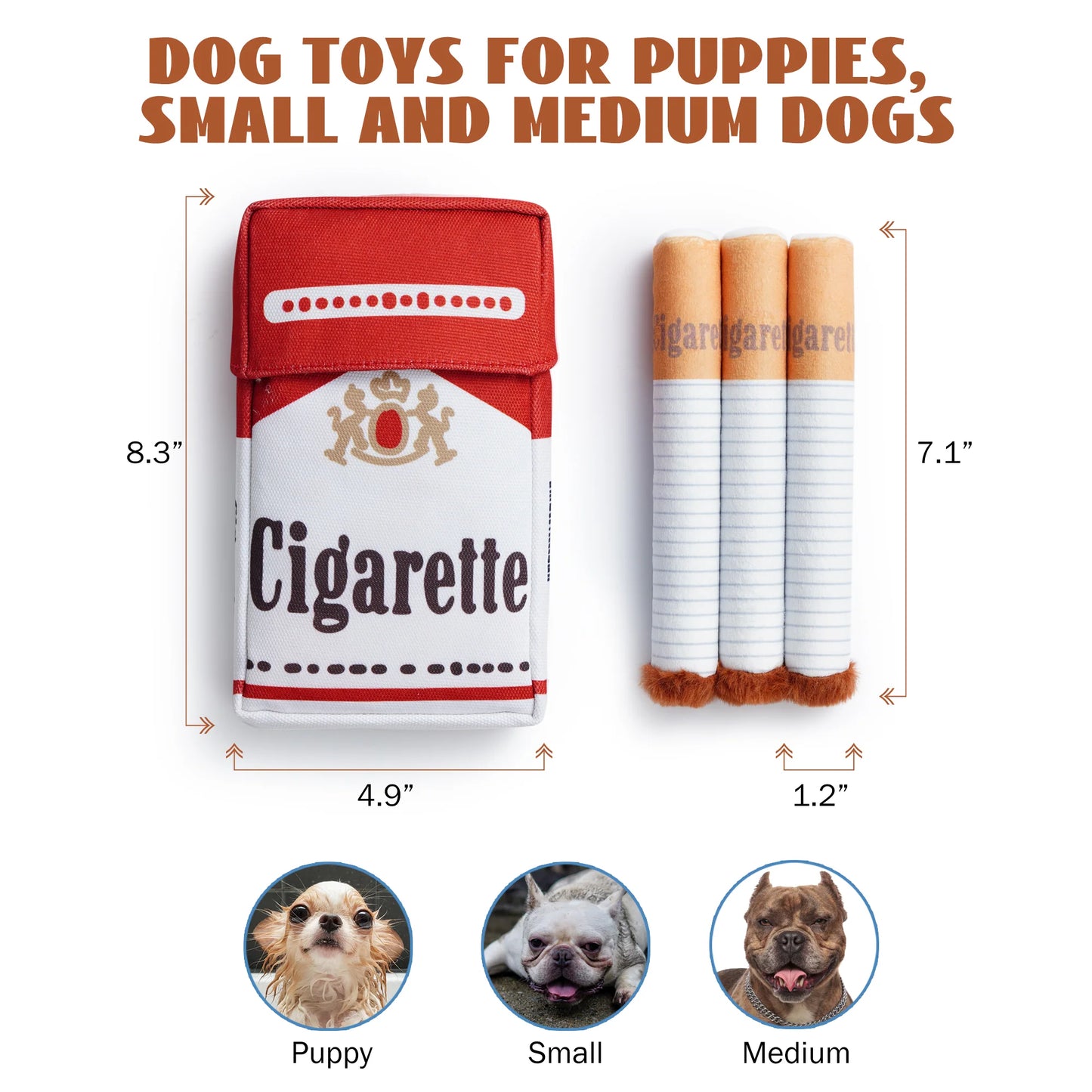 Interactive Cigarettes Dog Toy