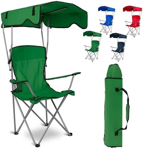 Foldable Camping Chair with Canopy