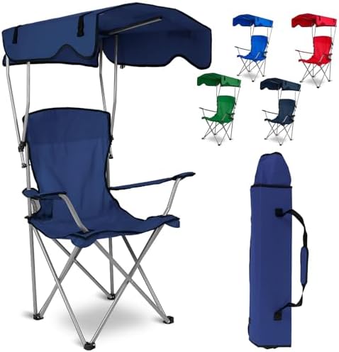 Foldable Camping Chair with Canopy