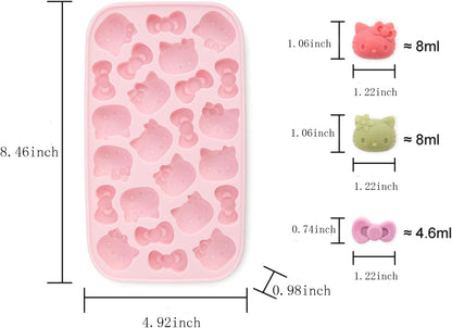 Hello Kitty Press & Pop Silicone Ice Tray