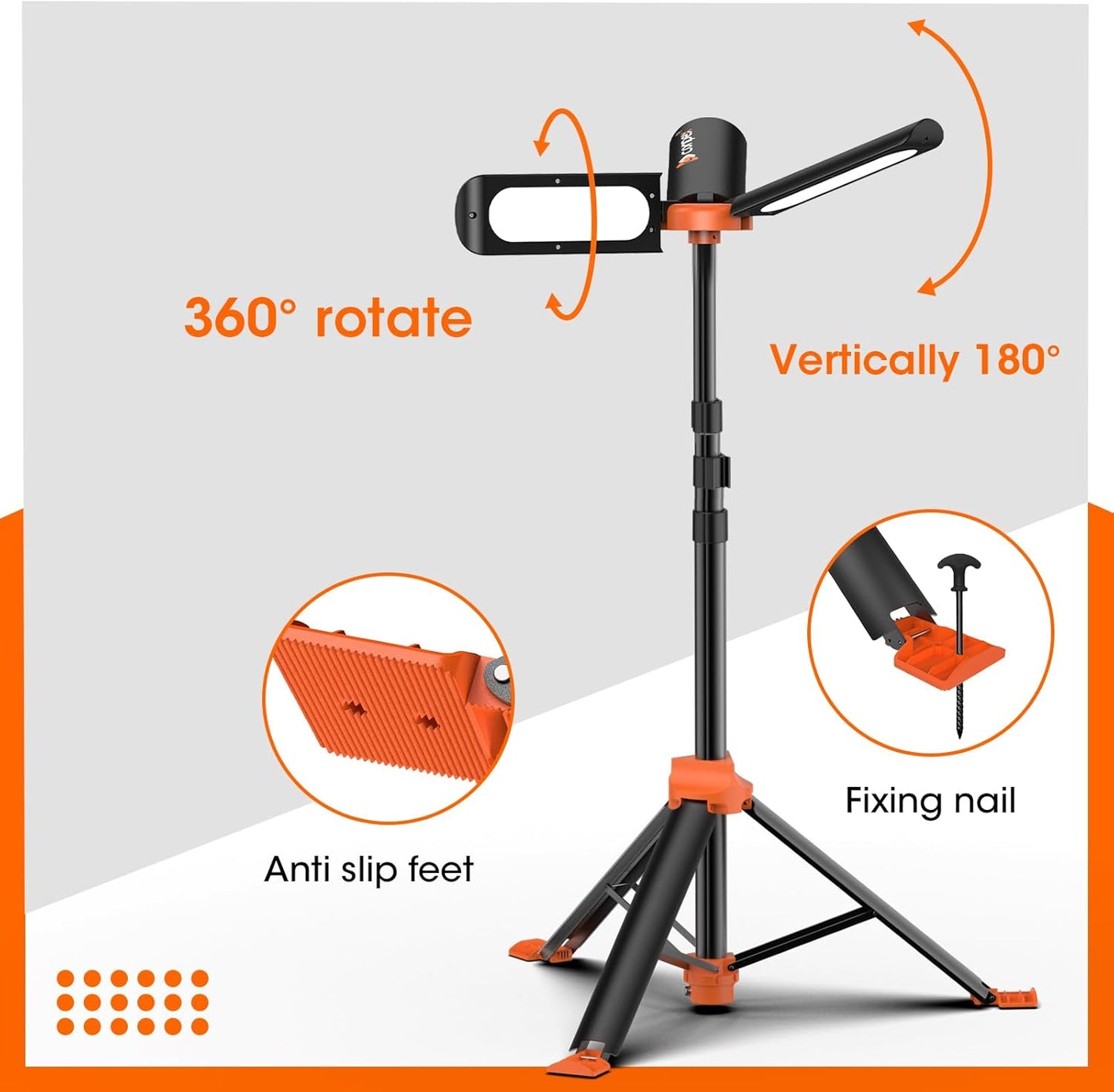 Rechargable Camping Light with Tripod