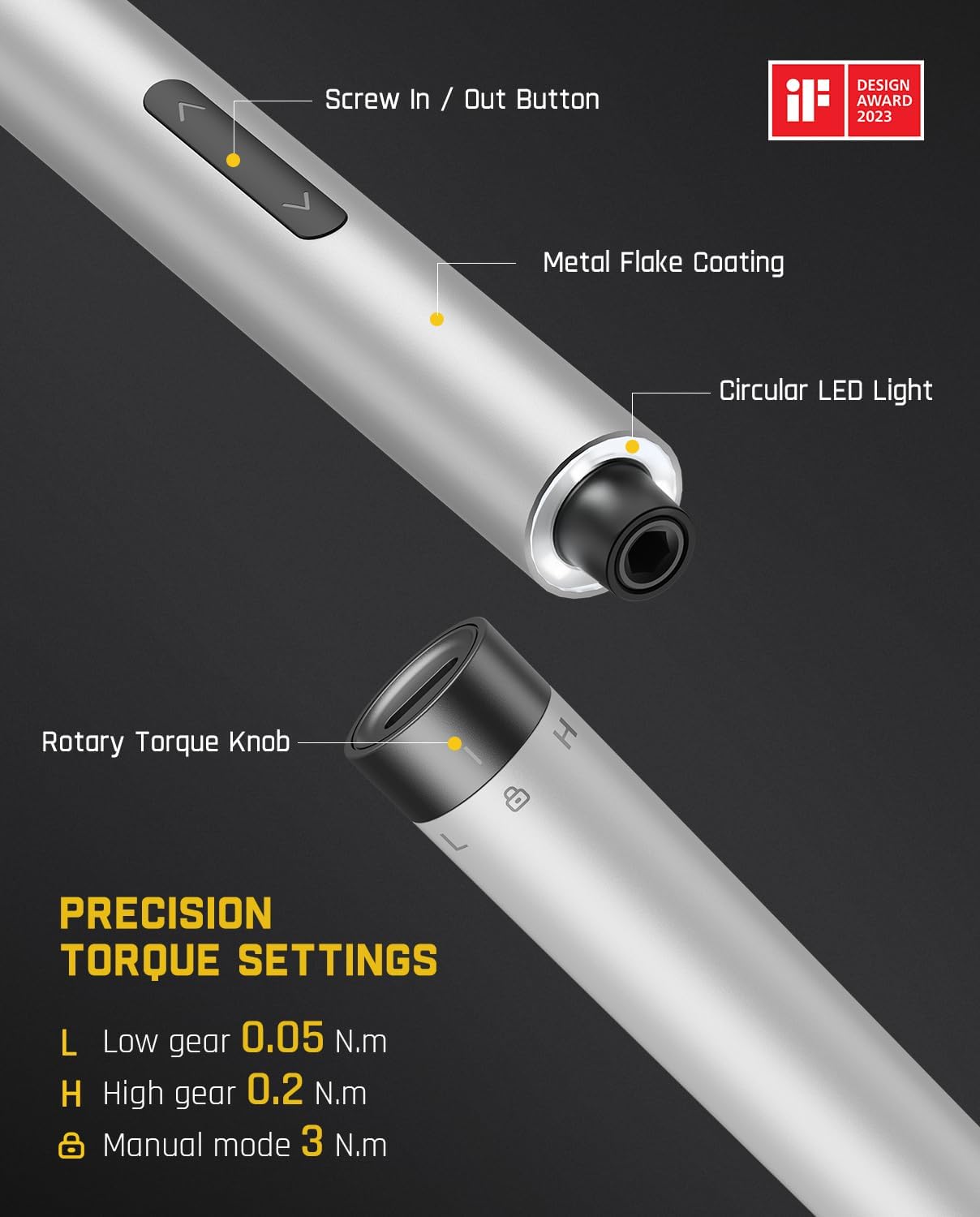 E1 Max 3.7V Mini Electric Screwdriver