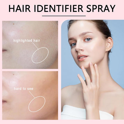 Hair Identifier Spray for Face Shaving