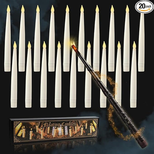 LED Floating Candles with Wand Remote
