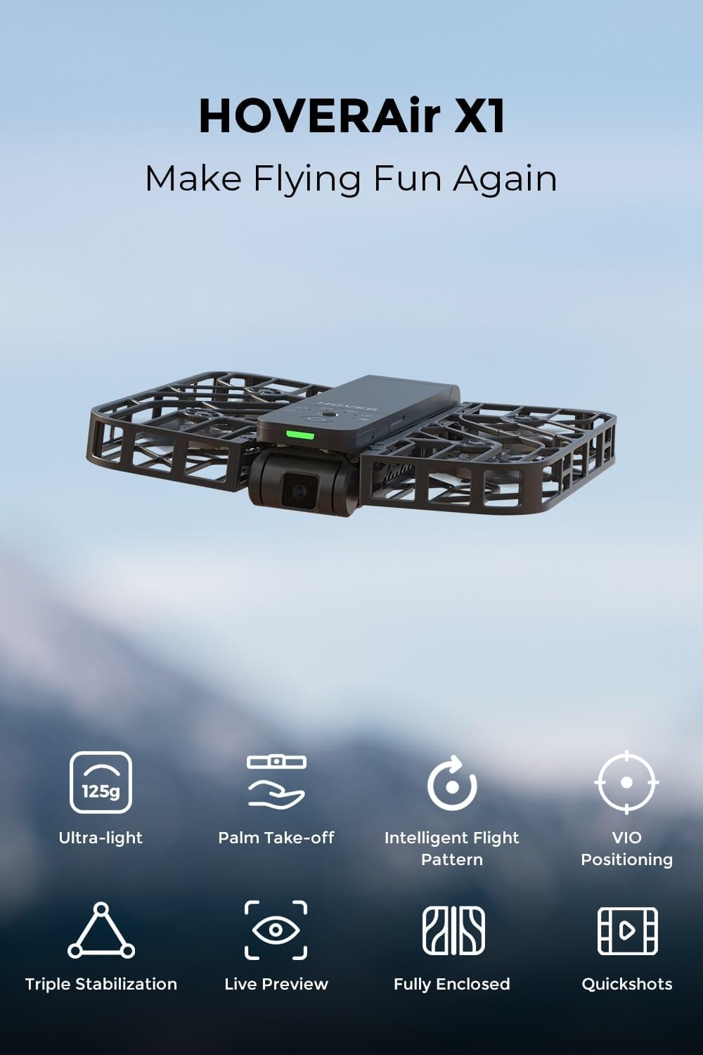 HOVERAir X1 Self-Flying Camera