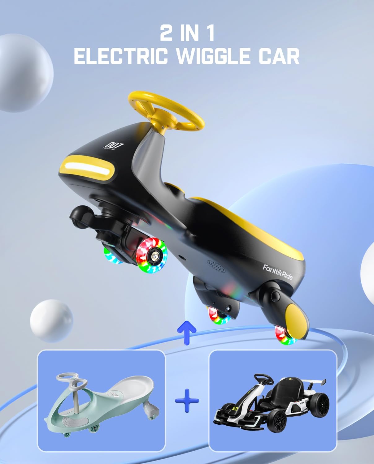 N7 Pro Electric Wiggle Car