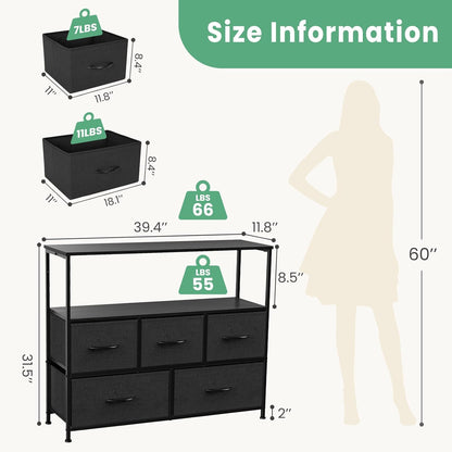 DUMOS TV Stand Dresser