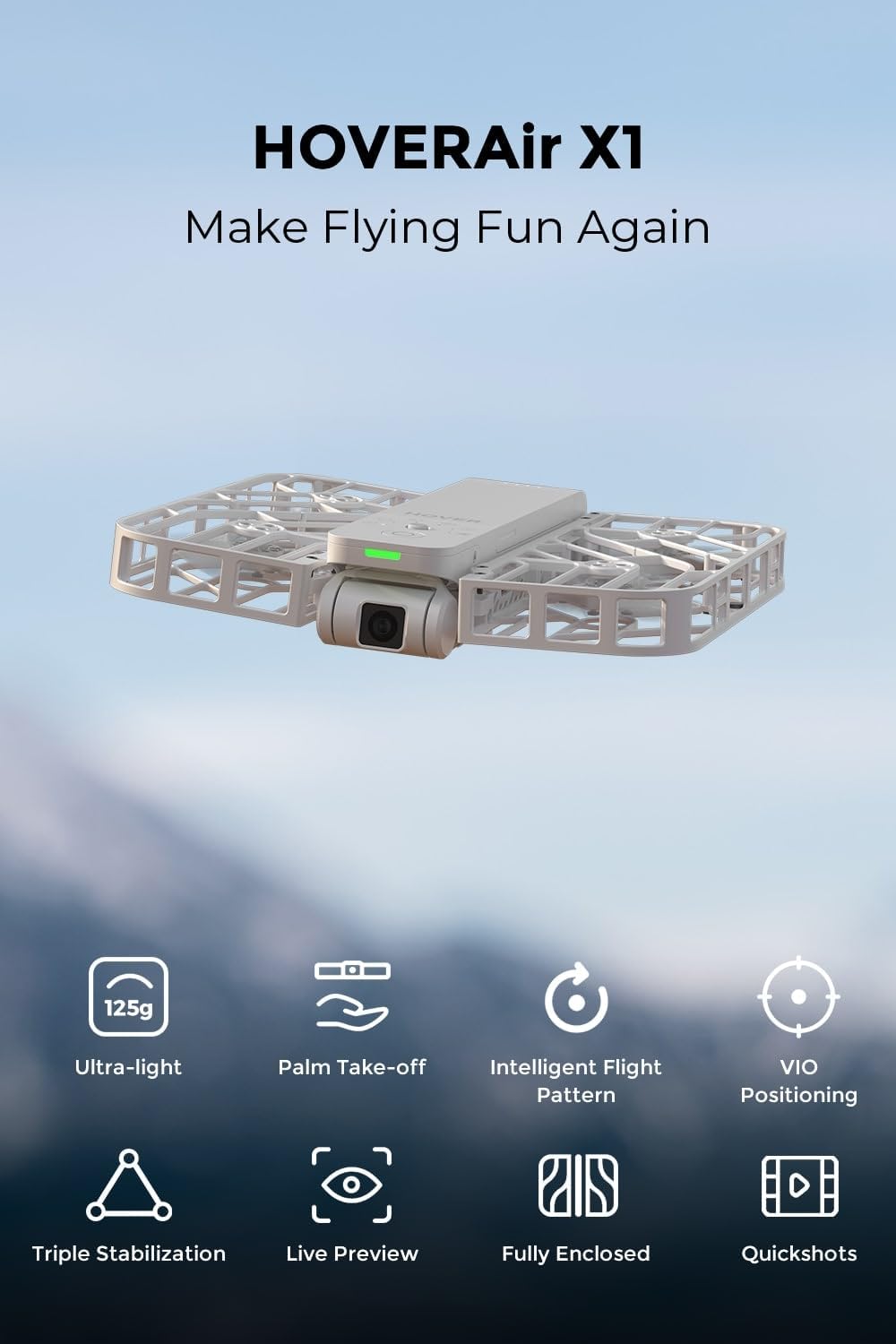 HOVERAir X1 Self-Flying Camera