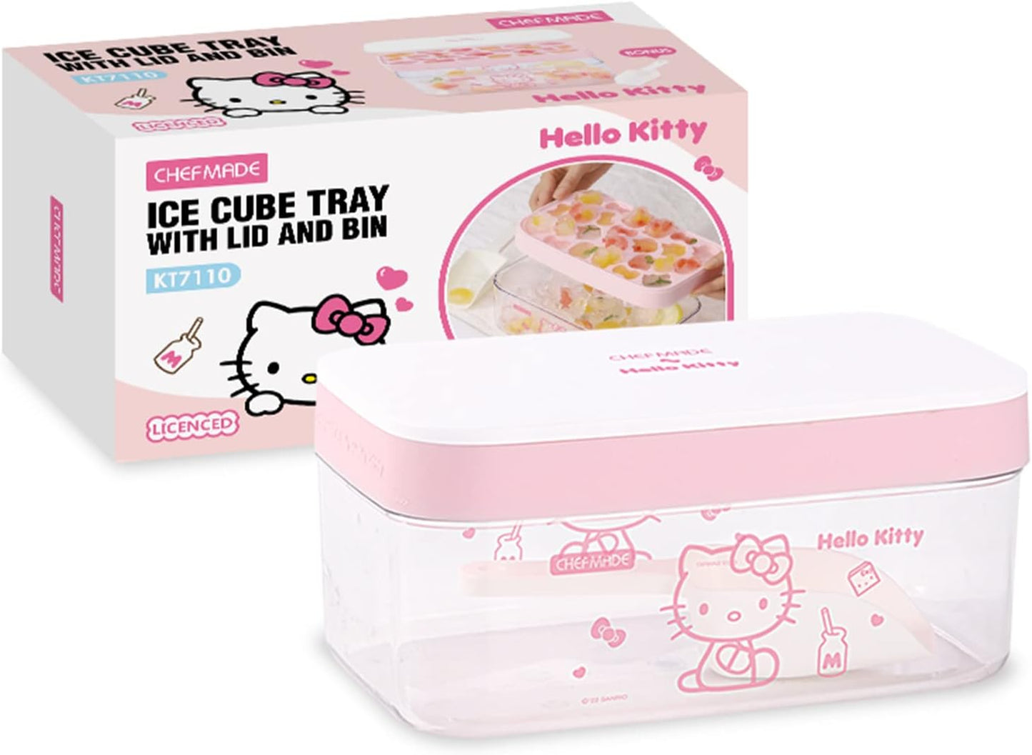 Hello Kitty Press & Pop Silicone Ice Tray