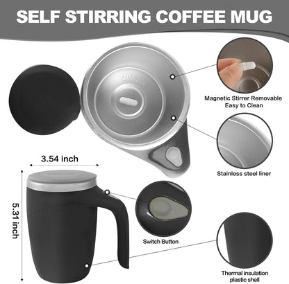 Automatic Magnetic Stirring Coffee Mug