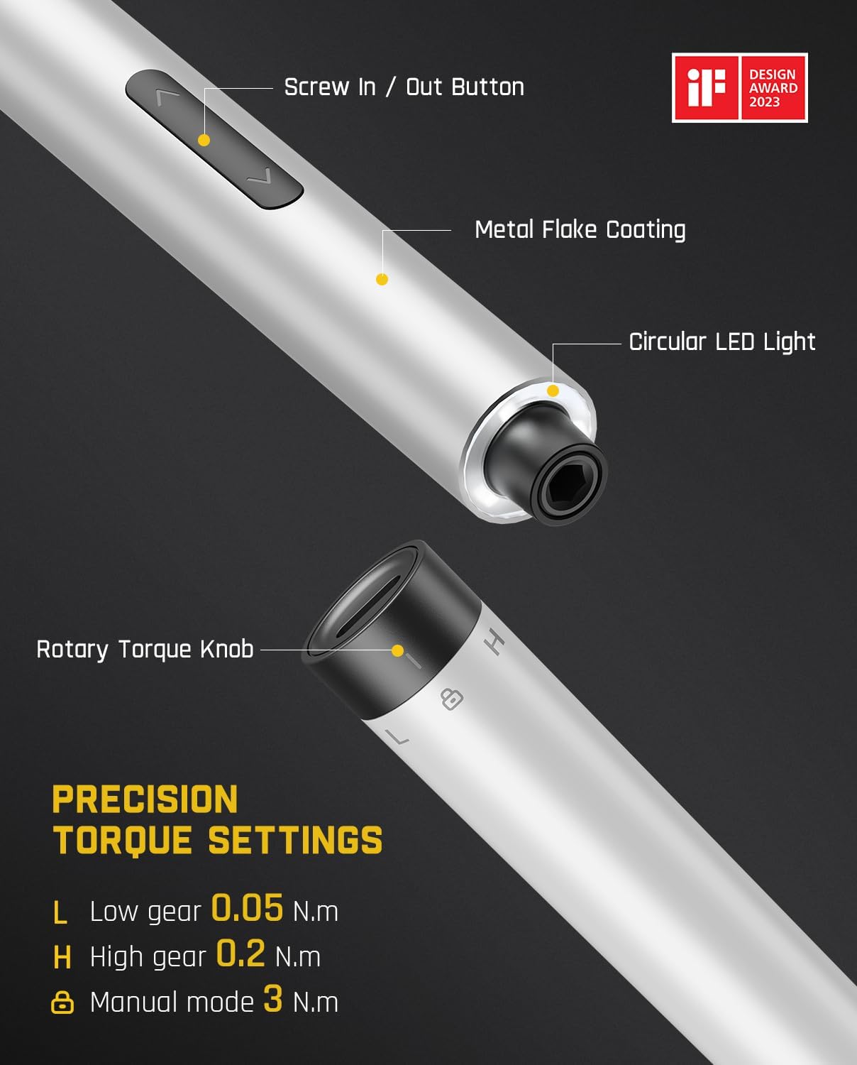 E1 Max 3.7V Mini Electric Screwdriver