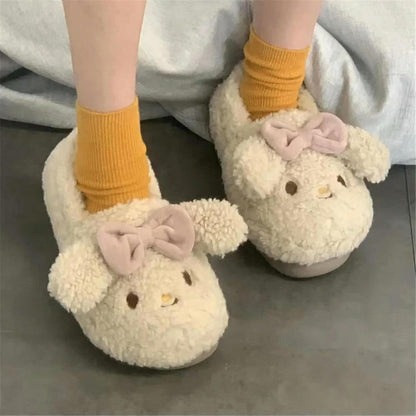 Fluffy House Bunny Slippers