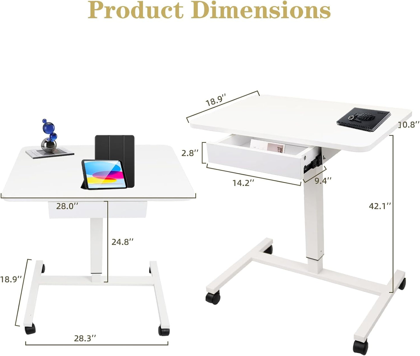 Mobile Laptop Standing Desk