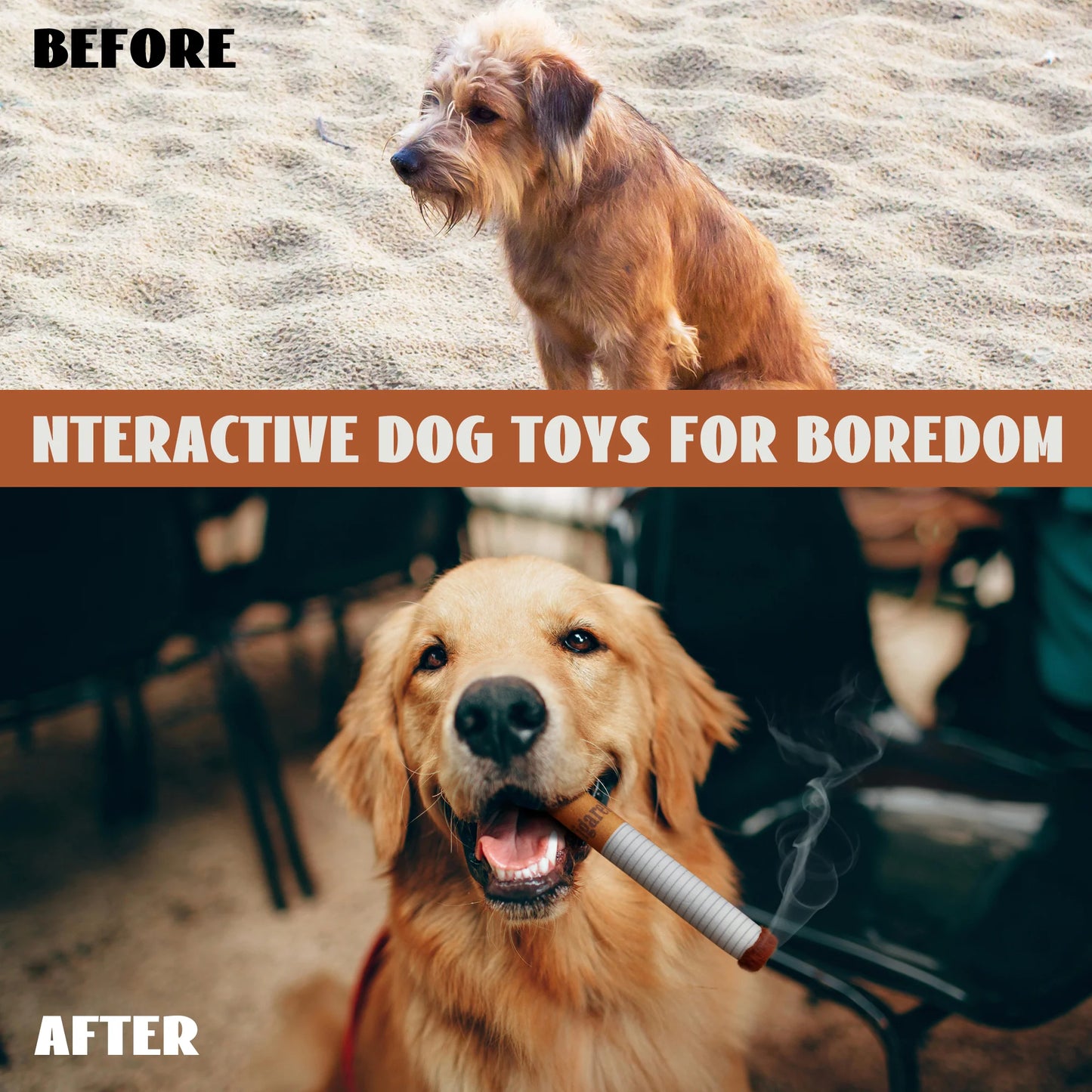 Interactive Cigarettes Dog Toy