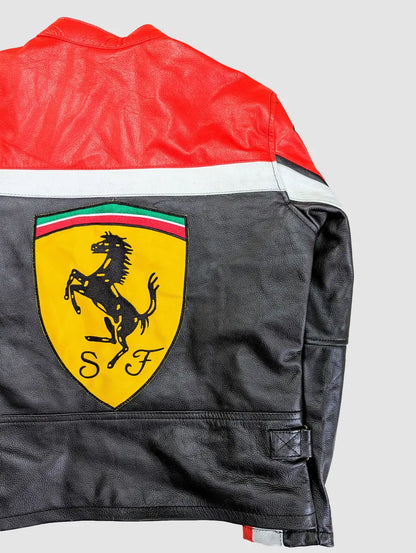 Ferrari Racing Leather Jacket