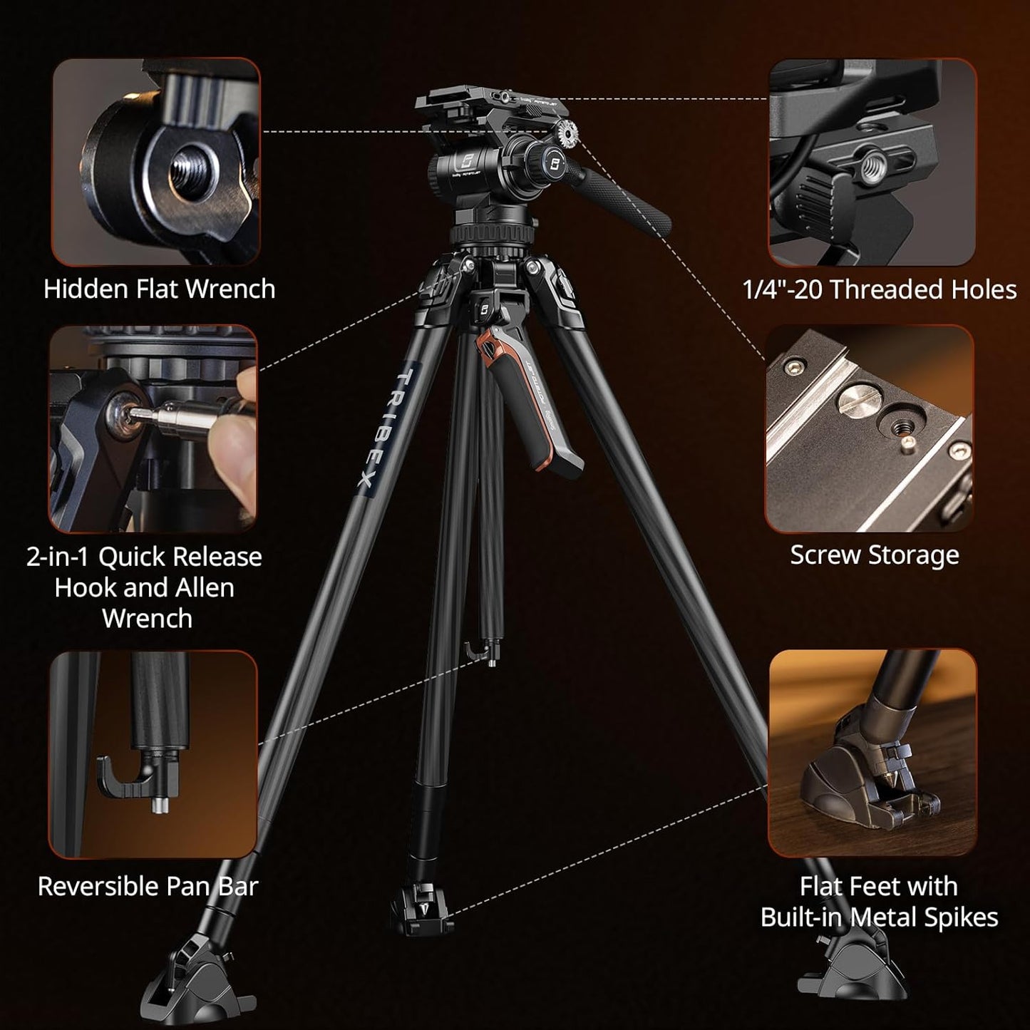 Camera Video Tripod