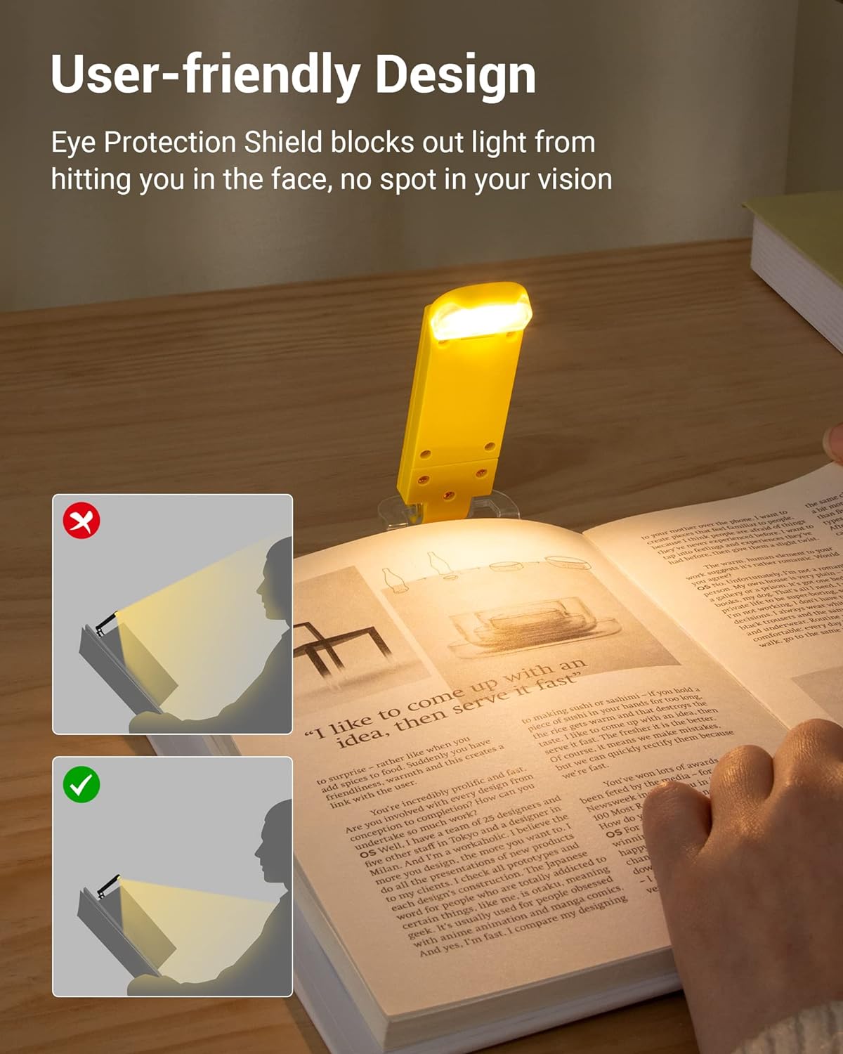 Rechargeable Book Light