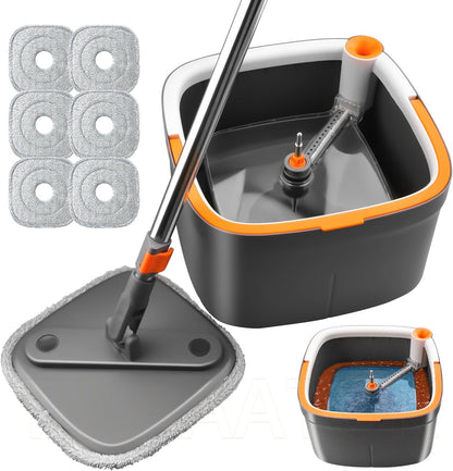 Spin Mop and Bucket Set