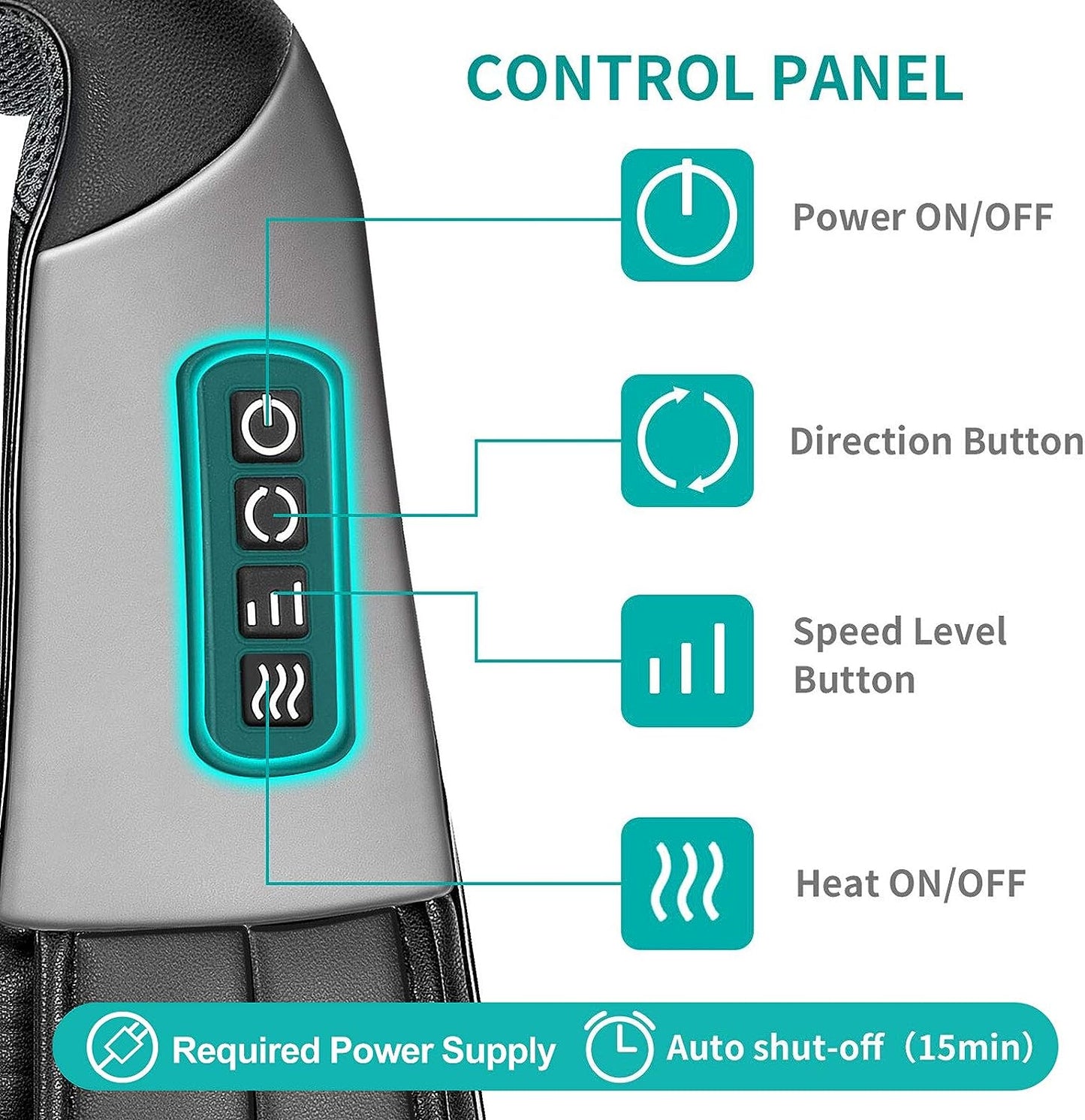 Nekteck Shiatsu Back Neck Massager