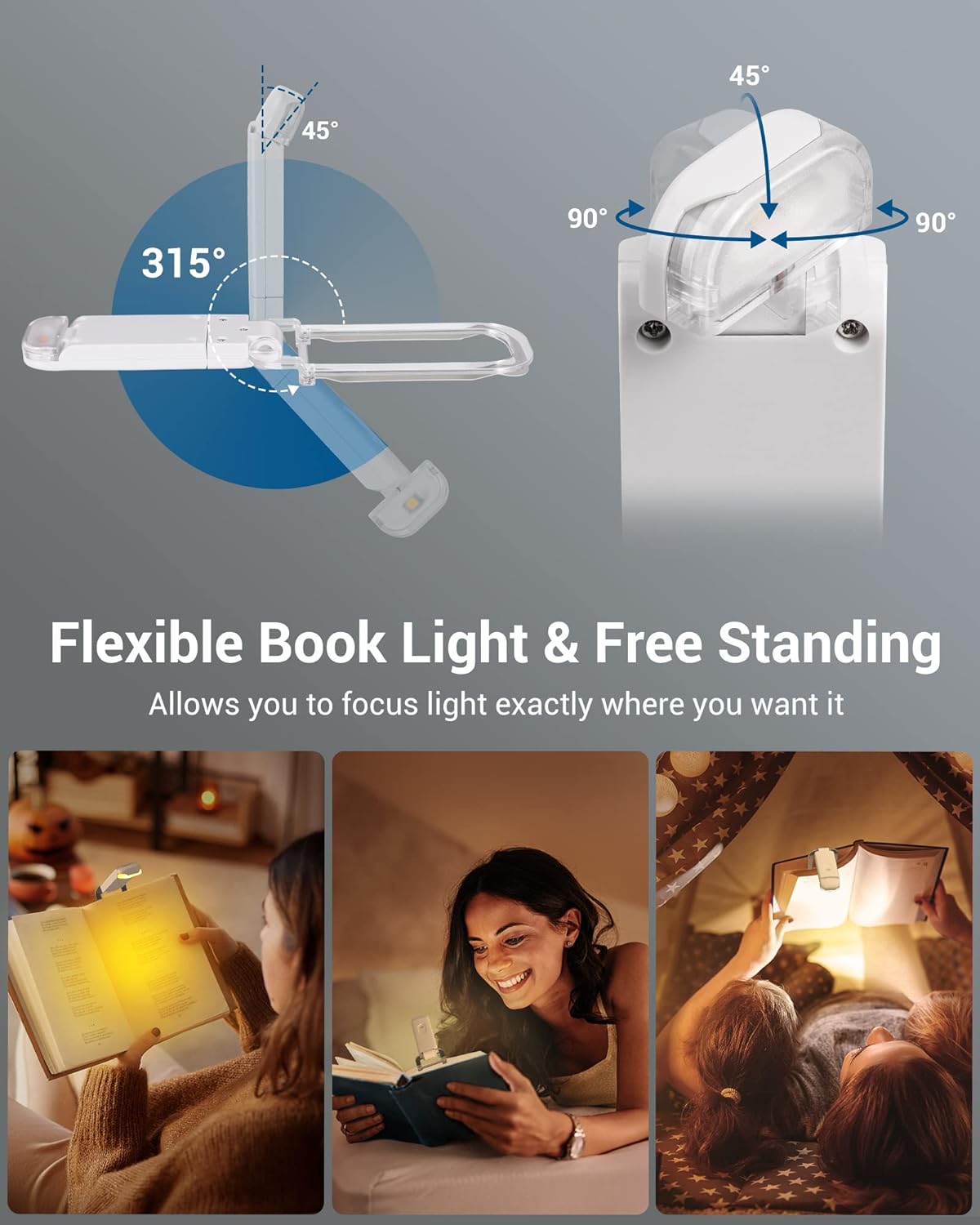 Rechargeable Book Light