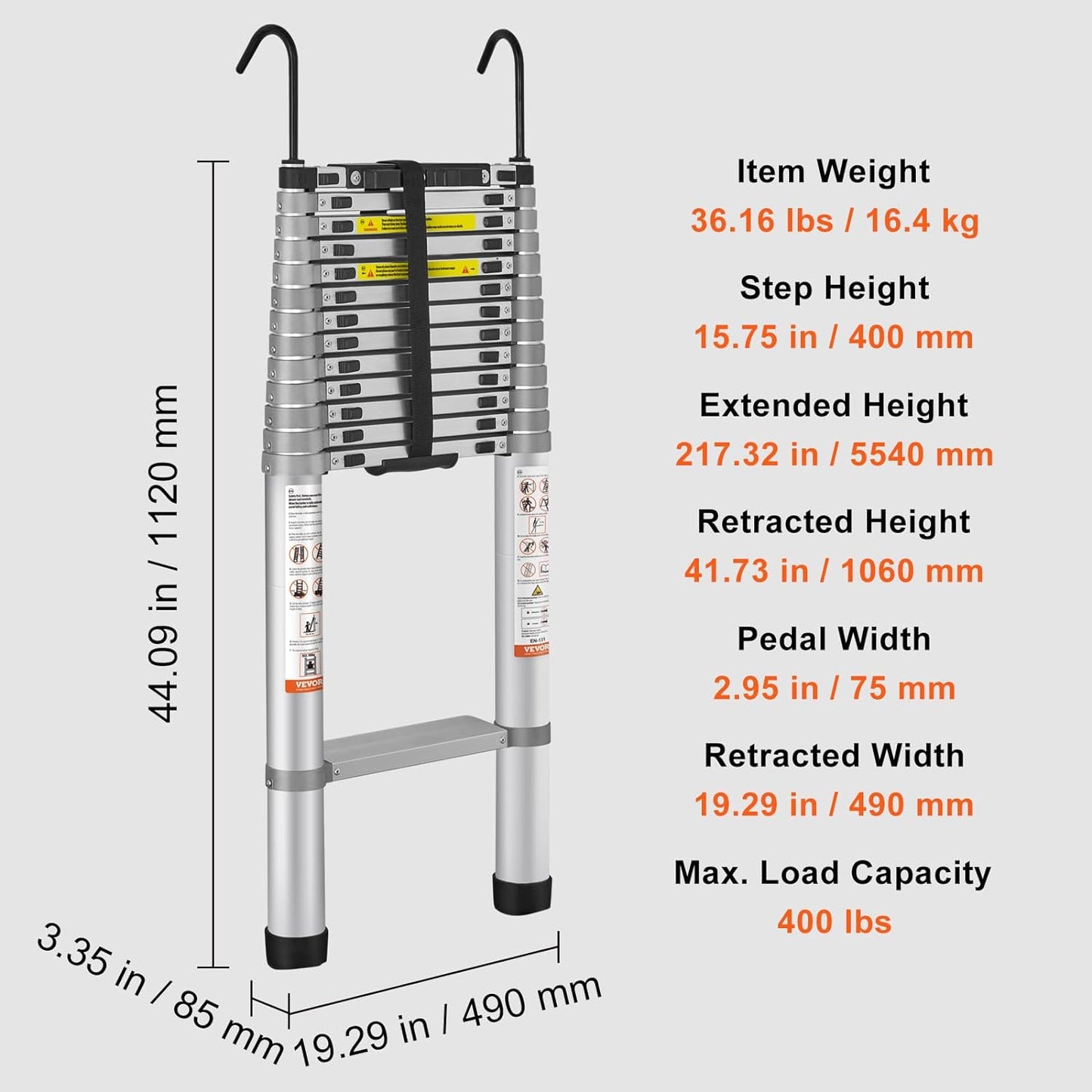 VEVOR Telescoping Ladder