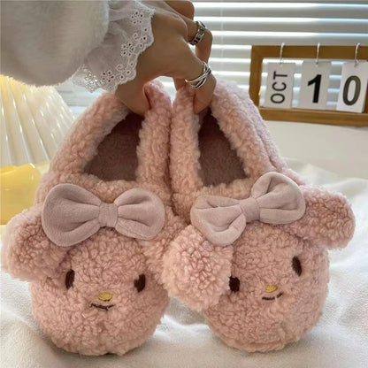 Fluffy House Bunny Slippers