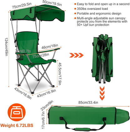 Camping Chair with Canopy