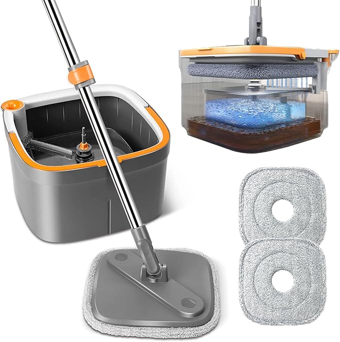 Spin Mop and Bucket Set