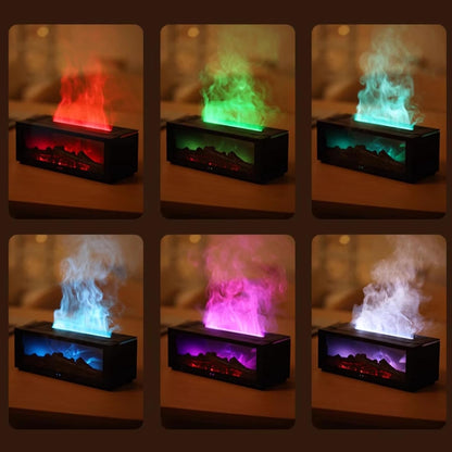 Simulation flame fireplace