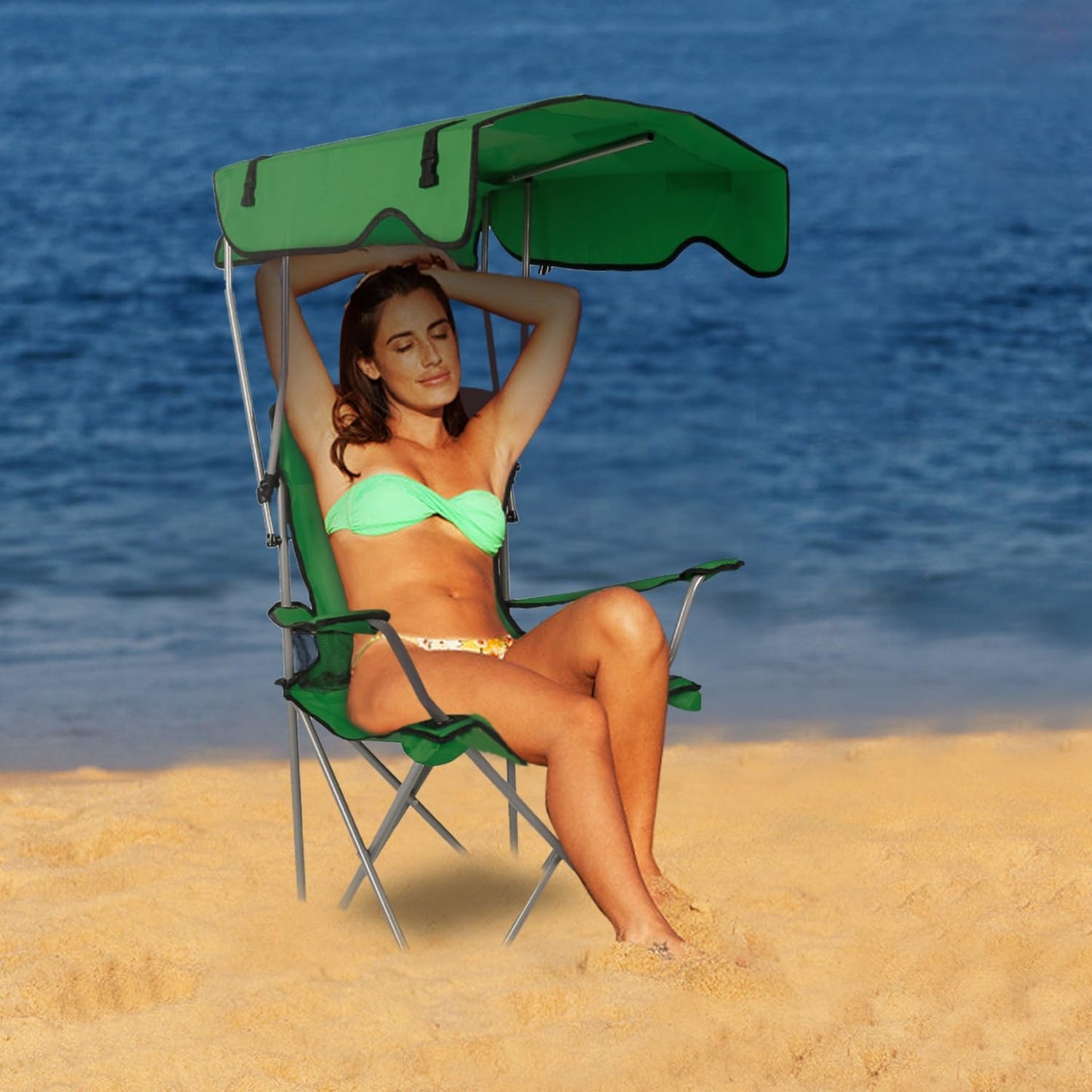 Camping Chair with Canopy