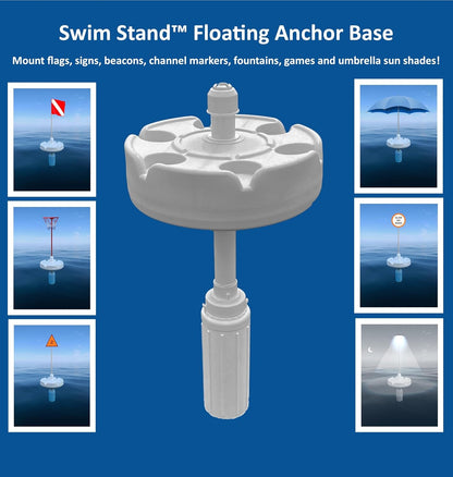 Floating Pool Umbrella/Swim Stand