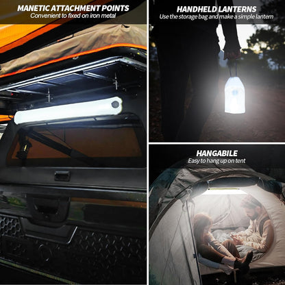 Solar Inflatable LED Tube Camping Light