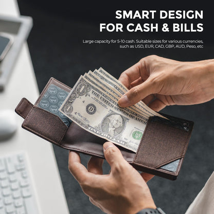 VULKIT Airtag Wallet Card for Men