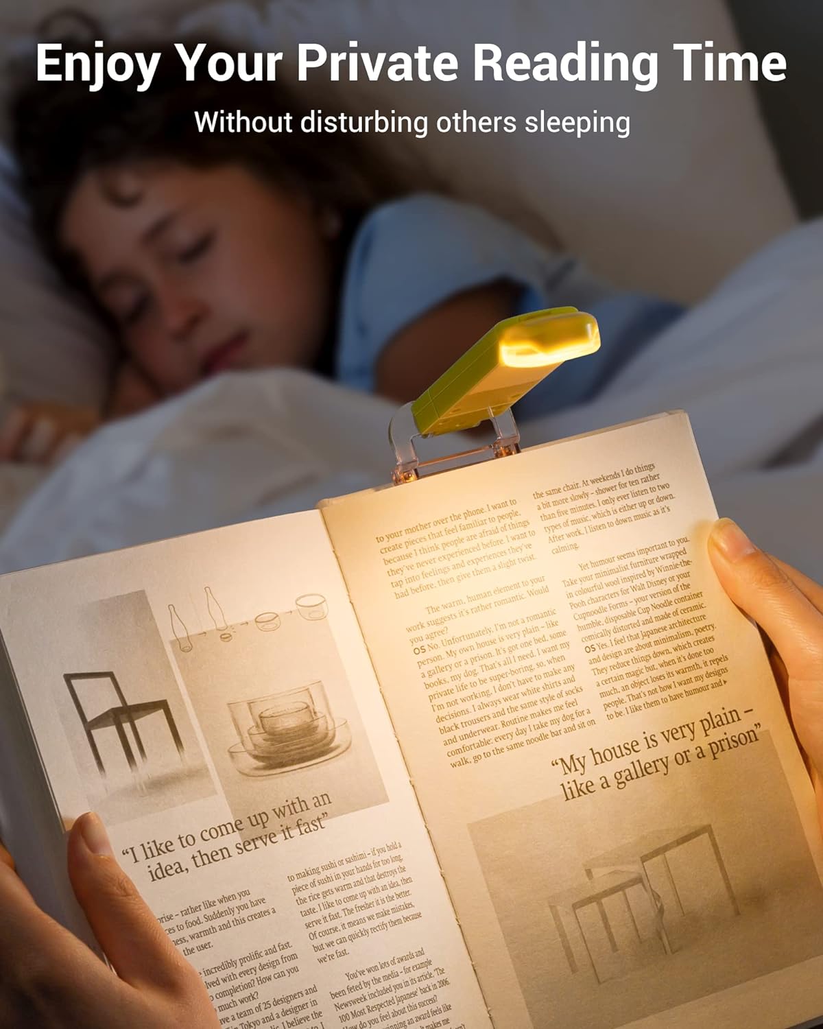 Rechargeable Book Light