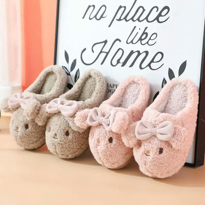 Fluffy House Bunny Slippers