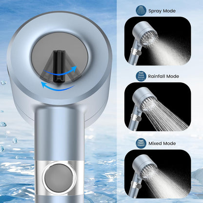 Filtered Shower Head with Handheld