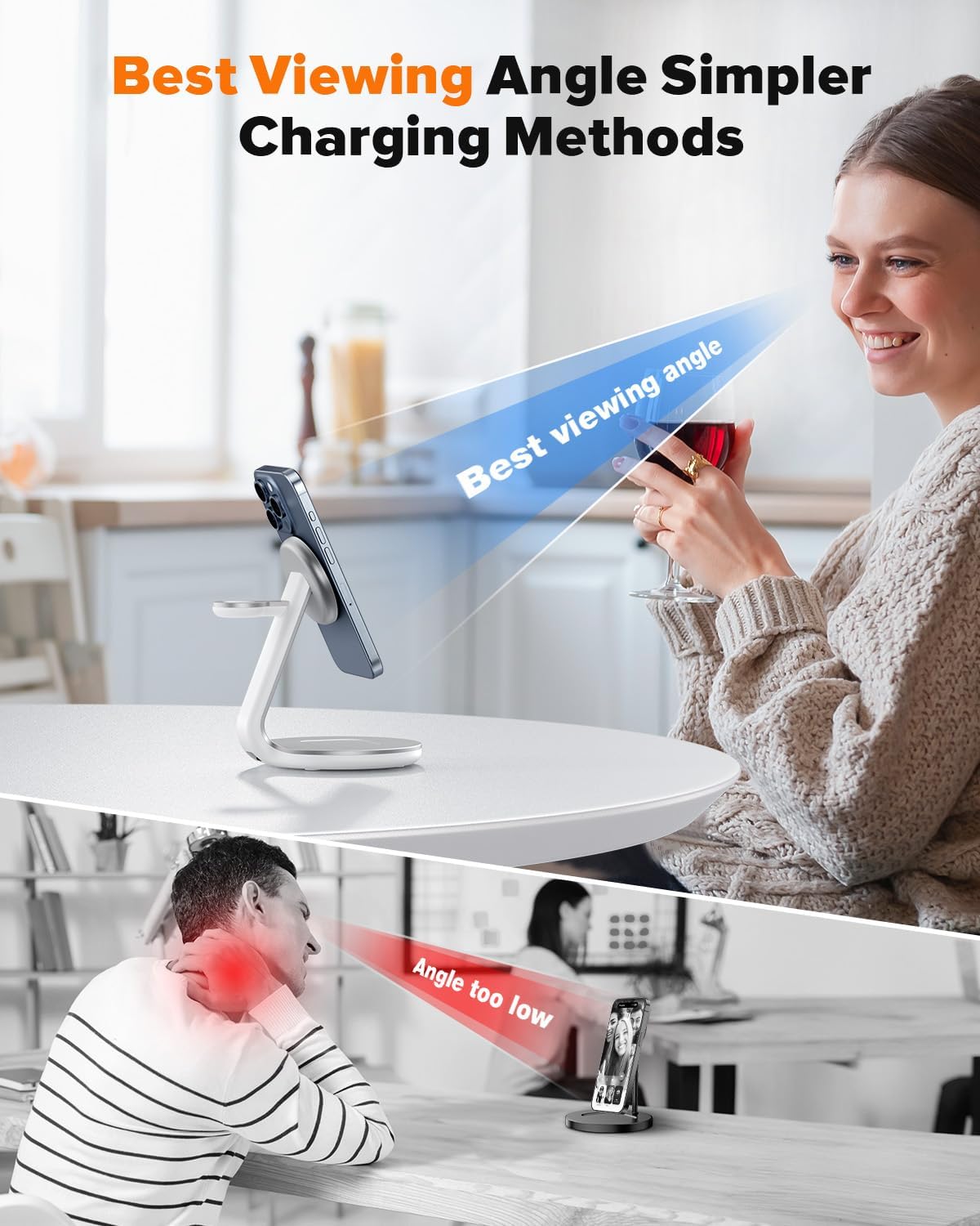 HERRBOL 3 in 1 Charging Station