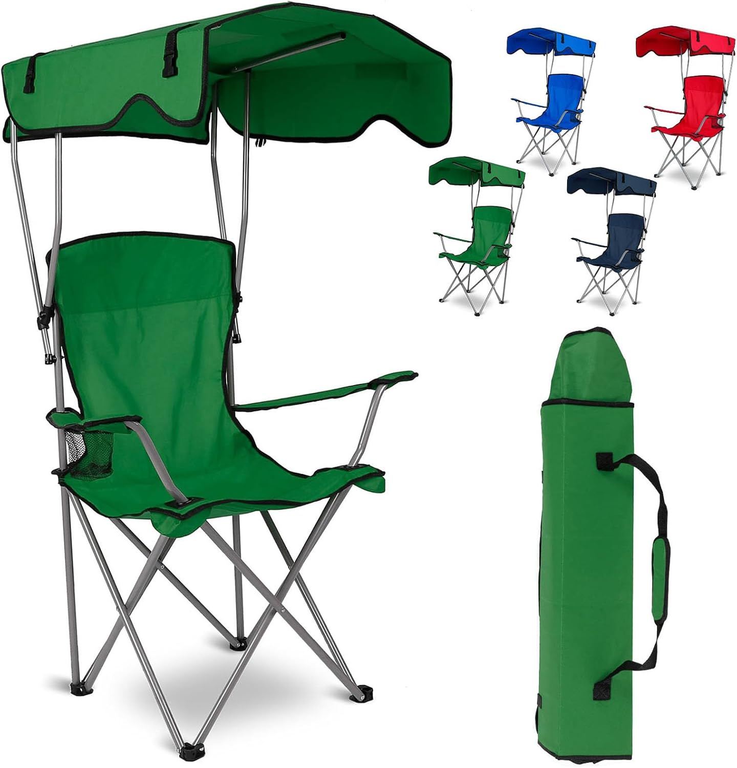 Foldable Camping Chair with Canopy