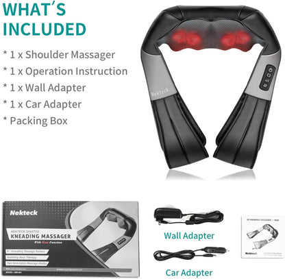 Nekteck Shiatsu Back Neck Massager