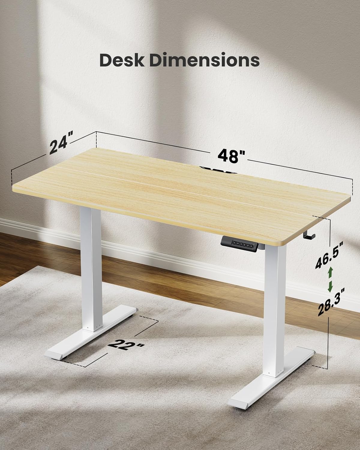 HUANUO ERGEAR Electric Adjustable Standing Desk